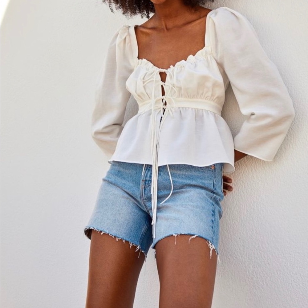 NWT Brock Collection x H&M High Waisted Shorts 4